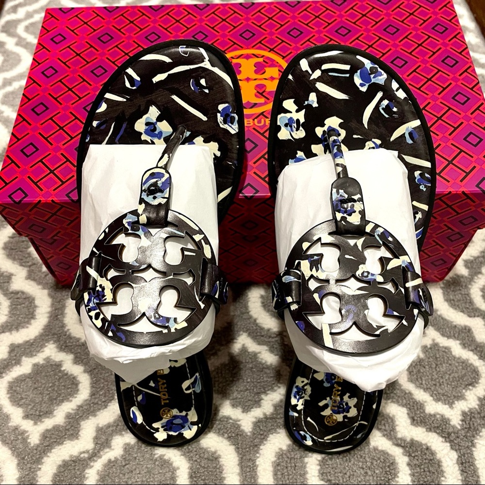☀️NWT☀️TORY BURCH Miller Sandals Teapot 7 - Picture 4 of 9